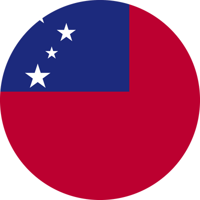 Samoa flag.